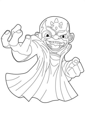 Skylanders boyama sayfası,  coloring page, Skylanders’tan Kaos, 