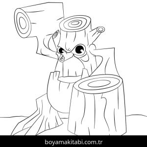 Skylanders boyama sayfası – kolay boyama, eğitici aktivite