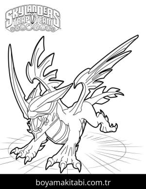 Skylanders boyama sayfası – ücretsiz yazdır, boyama etkinliği