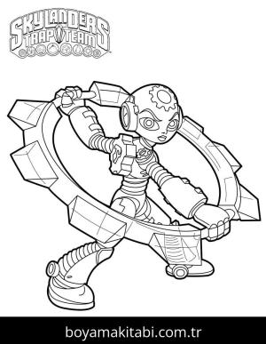 Skylanders boyama sayfası – ücretsiz yazdır, boyama etkinliği