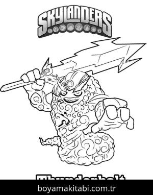 Skylanders boyama sayfası – ücretsiz yazdır, boyama etkinliği