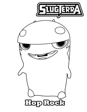 Slugterra boyama sayfası,  coloring page, Slugterra Hop Rock, 