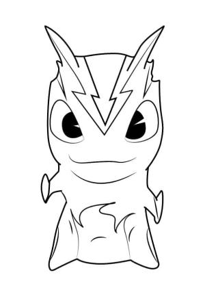 Slugterra boyama sayfası,  coloring page, Yıldırım Sümüklüböceği, 