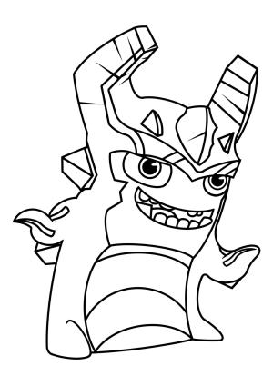 Slugterra boyama sayfası,  coloring page, Komik Slugterra ölçekli, 