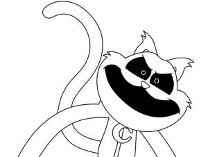 Smiling Critters boyama sayfası,  coloring page, Ücretsiz Yazdırılabilir Catnap Çizimleri, 