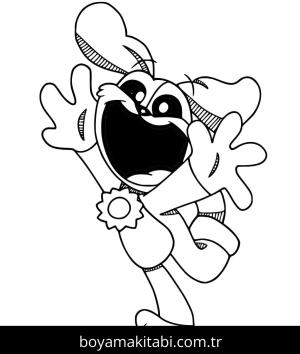 Smiling Critters boyama sayfası – çocuk aktivitesi, PDF indir