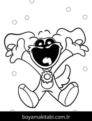 Smiling Critters boyama sayfası – ücretsiz yazdır, boyama etkinliği