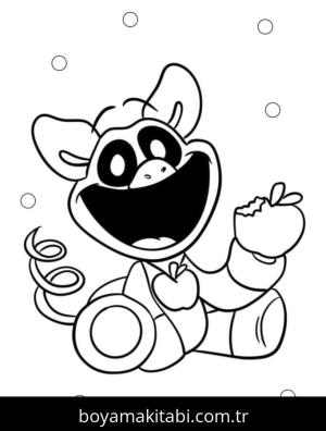 Smiling Critters boyama sayfası – keyifli zaman, renkli çizimler