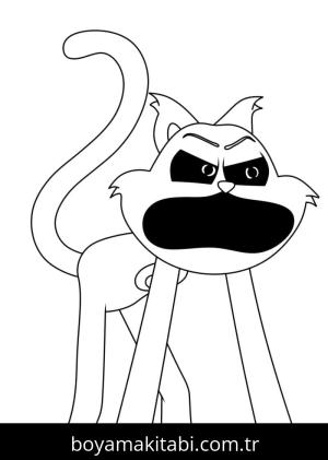 Smiling Critters boyama sayfası – sevimli karakter, sanatsal çalışma