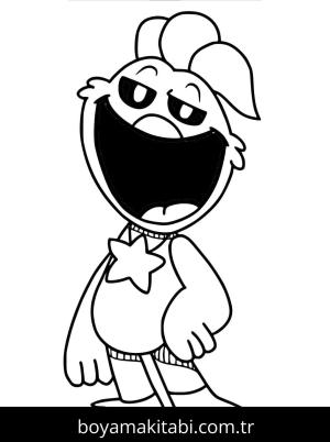 Smiling Critters boyama sayfası – sanatsal çalışma, çocuklar için