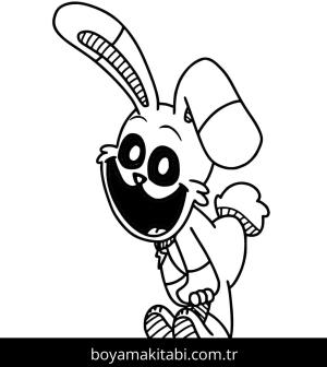 Smiling Critters boyama sayfası – boyama etkinliği, çocuk aktivitesi