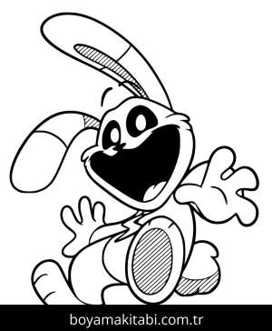 Smiling Critters boyama sayfası – keyifli zaman, renkli çizimler