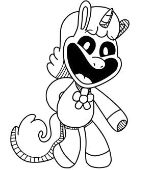 Smiling Critters boyama sayfası,  coloring page, Gülümseyen Yaratıklardan CraftyCorn Çizimleri, 