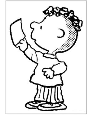 Snoopy boyama sayfası,  coloring page, Franklin, 