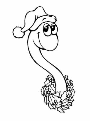 Solucan boyama sayfası,  coloring page, , 