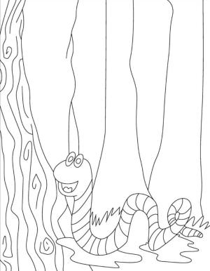 Solucan boyama sayfası,  coloring page, Solucan Ücretsiz Görüntüler Güzel, 