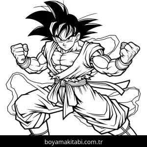 Son Goku boyama sayfası – ücretsiz yazdır, boyama etkinliği