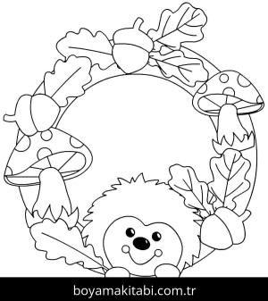 Sonbahar boyama sayfası – ücretsiz yazdır, boyama etkinliği
