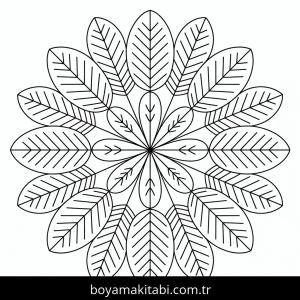 Sonbahar boyama sayfası – el becerilerini geliştirir, boyama çalışması