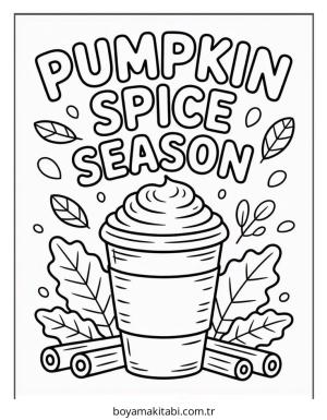 Sonbahar boyama sayfası – eğitici aktivite, yaratıcılık