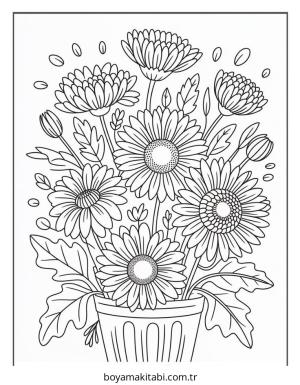 Sonbahar boyama sayfası – keyifli zaman, renkli çizimler