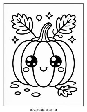 Sonbahar boyama sayfası – evde etkinlik, ücretsiz yazdır