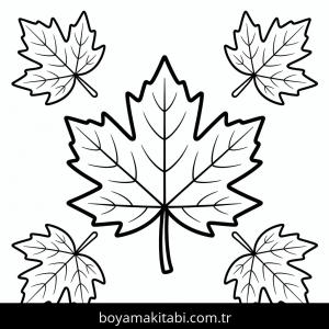 Sonbahar boyama sayfası – boyama etkinliği, çocuk aktivitesi