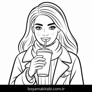 Sonbahar boyama sayfası – okul öncesi, evde etkinlik