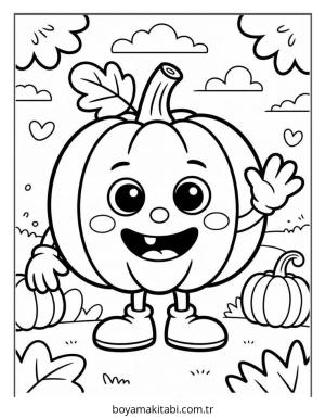 Sonbahar boyama sayfası – eğitici aktivite, yaratıcılık