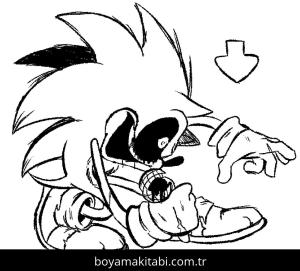 Sonic Exe boyama sayfası – ücretsiz yazdır, boyama etkinliği