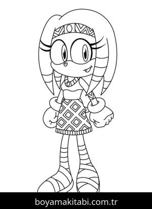 Sonic boyama sayfası – keyifli zaman, renkli çizimler