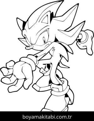 Sonic boyama sayfası – yaratıcılığı geliştirir, keyifli zaman