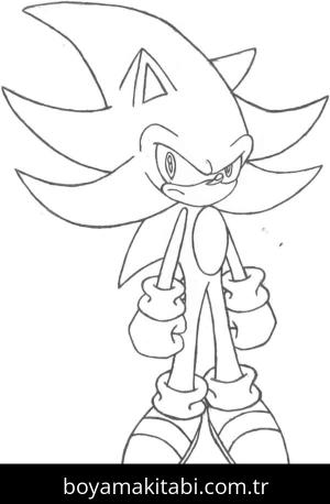 Sonic boyama sayfası – yaratıcılığı geliştirir, keyifli zaman