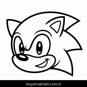Sonic boyama sayfası – boyama çalışması, yaratıcılığı geliştirir