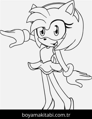 Sonic boyama sayfası – kolay boyama, eğitici aktivite