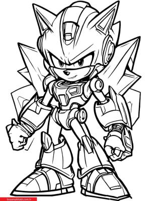 Sonic boyama sayfası, Sonic coloring page, , 