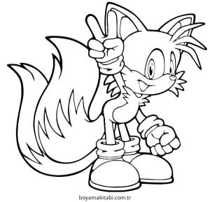 Sonic boyama sayfası – yaratıcılığı geliştirir, keyifli zaman