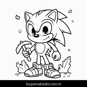 Sonic boyama sayfası – yaratıcılığı geliştirir, keyifli zaman