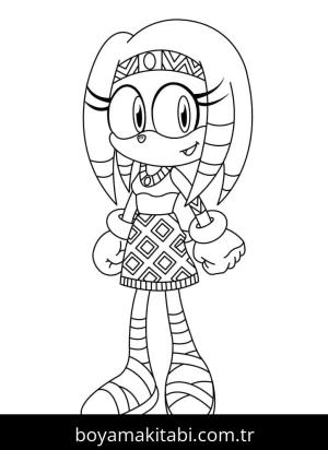 Sonic boyama sayfası – boyama etkinliği, çocuk aktivitesi