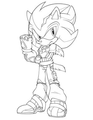 Sonic boyama sayfası, Sonic coloring page, Harika Sonic, 