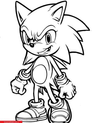 Sonic boyama sayfası, Sonic coloring page, , 