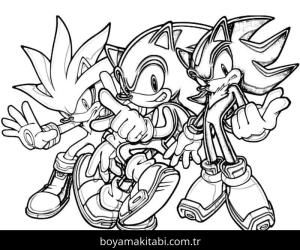 Sonic boyama sayfası – ücretsiz yazdır, boyama etkinliği
