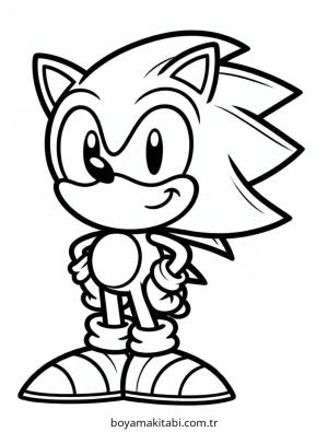 Sonic boyama sayfası – ücretsiz yazdır, boyama etkinliği