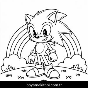 Sonic boyama sayfası – ücretsiz yazdır, boyama etkinliği