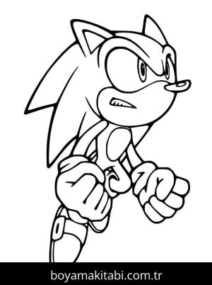 Sonic boyama sayfası – yaratıcılığı geliştirir, keyifli zaman