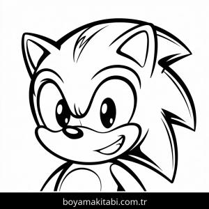 Sonic boyama sayfası – okul öncesi, evde etkinlik