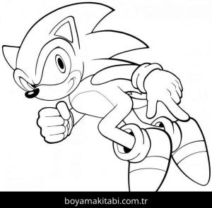 Sonic boyama sayfası – yaratıcılığı geliştirir, keyifli zaman