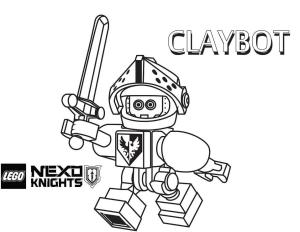 Şövalye boyama sayfası,  coloring page, Nexo Knights’tan Claybo, 