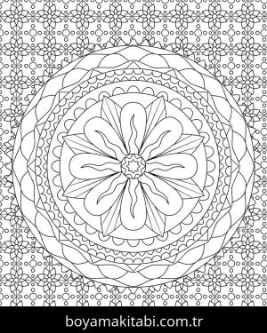 Soyut boyama sayfası – ücretsiz yazdır, boyama etkinliği