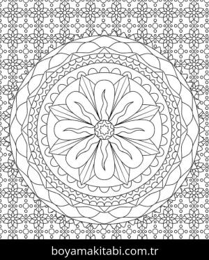 Soyut boyama sayfası – çocuklar için, çizgi film temalı